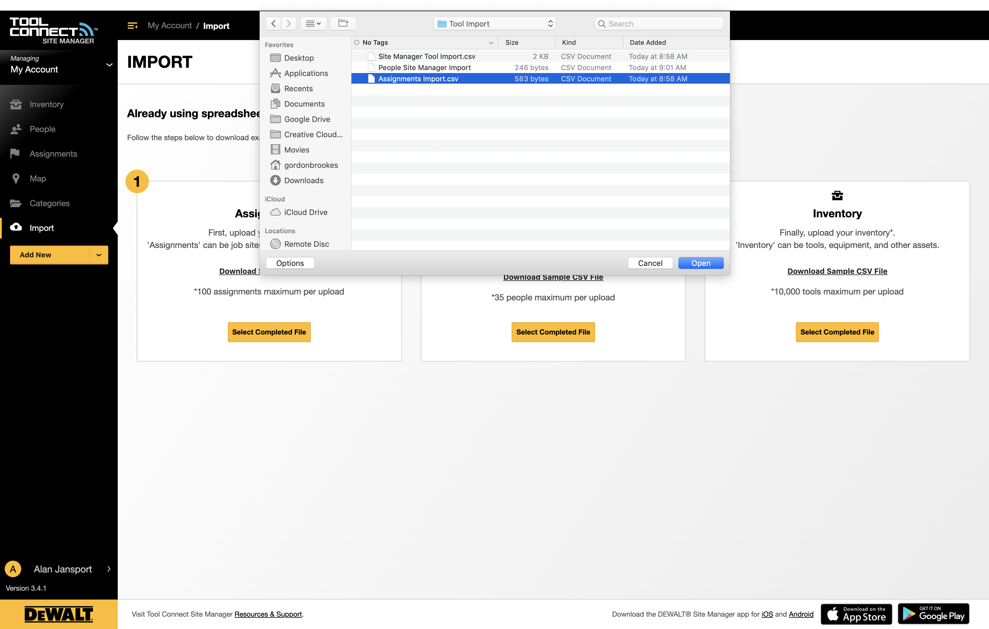 2.1W6v3_Import_CSV_Finder_Window.png