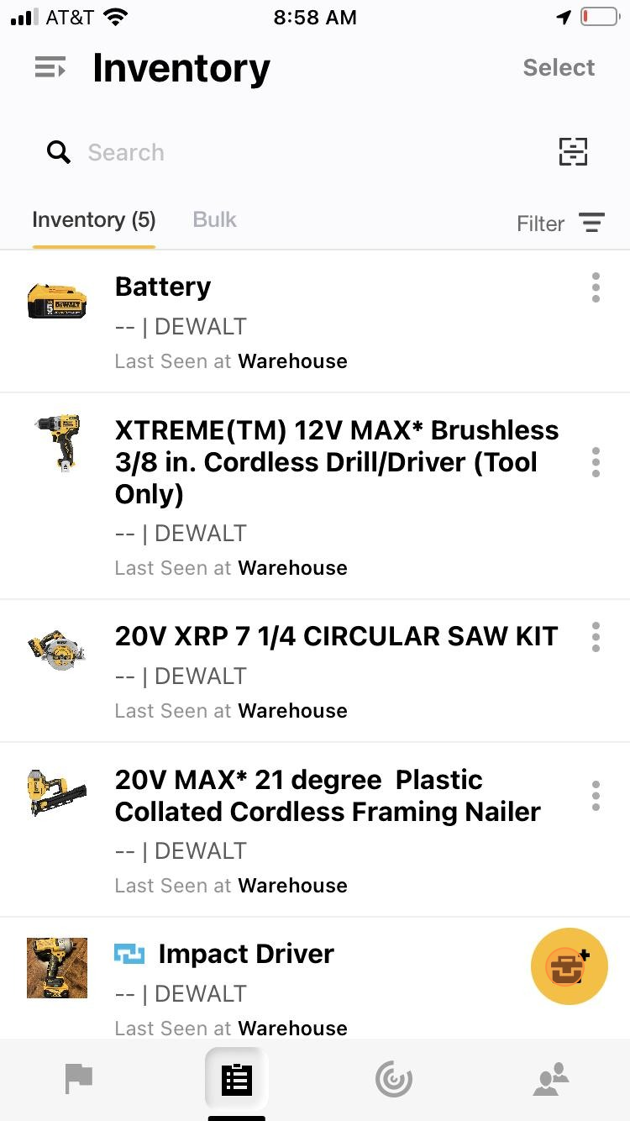 2.1 Adding Tools to Your Account Tool Connect Site Manager DEWALT