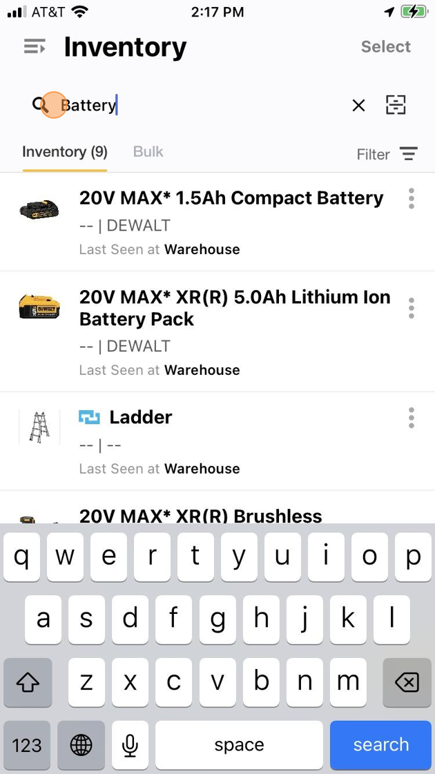 2.4_ Searching and Filtering Inventory(Tool Connect™ Site Manager) - Step 1.png