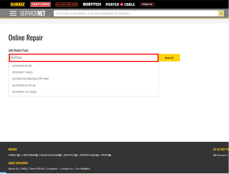 How to find your serial number – DEWALT